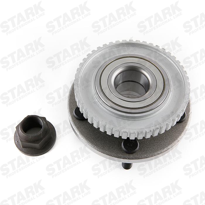 STARK SKWB-0180327 Wheel bearing kit Front axle both sides, with integrated wheel bearing, with wheel hub, 136 mm