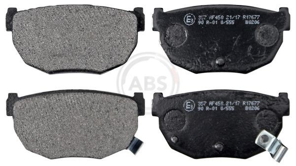 A.B.S. 36586/1 Brake pad set with acoustic wear warning