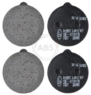 A.B.S. 36116 Brake Pad Set, disc parking brake CITROËN experience and price