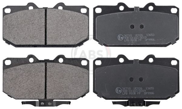 A.B.S. 36718 Brake pad set with acoustic wear warning