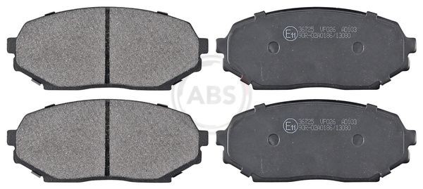 A.B.S. 36725 Brake pad set with acoustic wear warning