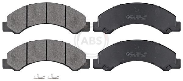 A.B.S. with acoustic wear warning Height 1: 74,8mm, Width 1: 206,4mm, Thickness 1: 20mm Brake pads 37713 buy