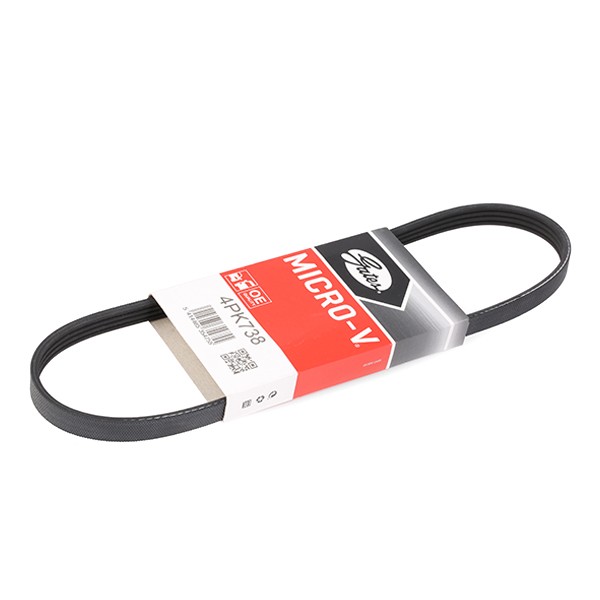 Chevy LANOS V-ribbed belt 779313 GATES 4PK738 online buy