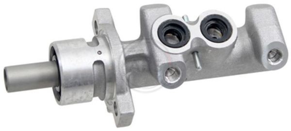 A.B.S. 75268 Brake master cylinder Number of connectors: 2, Aluminium, 2x M10x1.0, for left-hand drive vehicles