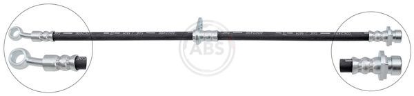 A.B.S. 455 mm, INN M10x 1.0 Length: 455mm, Thread Size 1: INN M10x 1.0, Thread Size 2: BANJO 10.0 mm Brake line SL 5546 buy