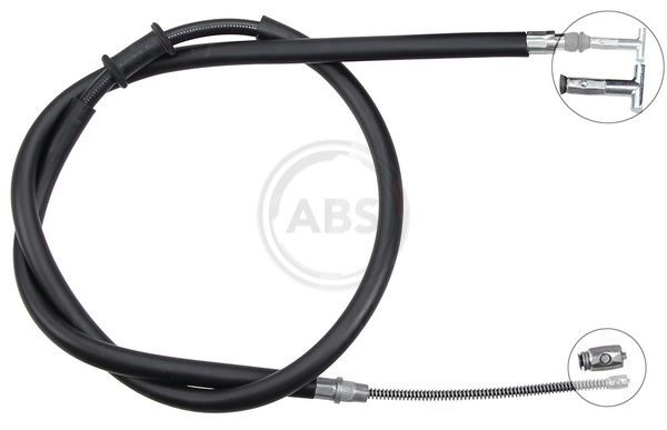 A.B.S. K13952 Parking brake cable AUDI A3 Convertible (8P7) 1.2 TFSI 105 hp Petrol 2013
