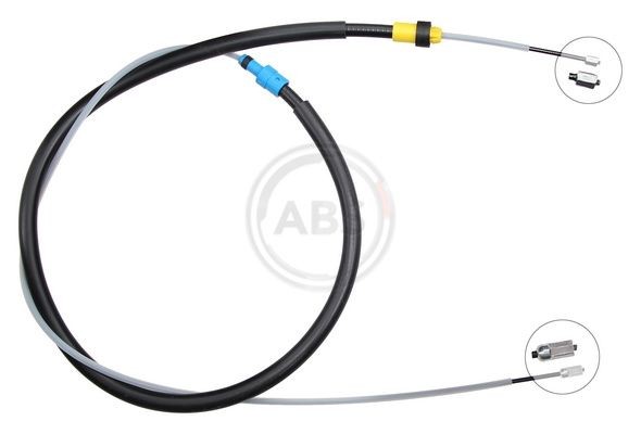 A.B.S. K13956 Hand brake cable 1703mm, Drum Brake, for left-hand/right-hand drive vehicles