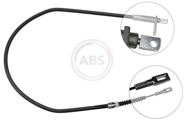 A.B.S. 992mm, Disc Brake, for left-hand/right-hand drive vehicles Cable, parking brake K17227 buy