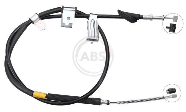 A.B.S. 1750mm, Disc Brake, for left-hand/right-hand drive vehicles Cable, parking brake K18975 buy