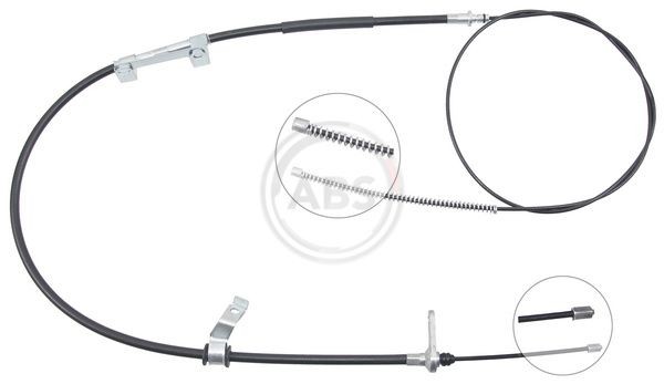 A.B.S. K19398 Hand brake cable 2670mm, Drum Brake