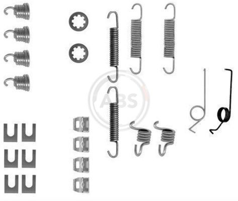 Ford FUSION Accessory kit, brake shoes 7799904 A.B.S. 0519Q online buy