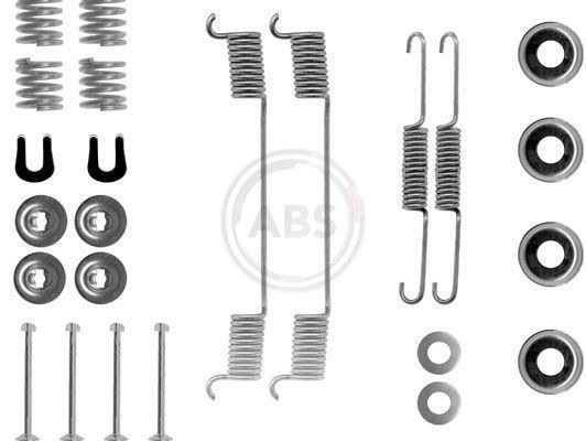 Buy Accessory Kit, brake shoes A.B.S. 0635Q - Repair kits parts Nissan Laurel JC32 online