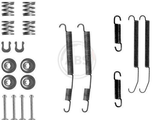 A.B.S. 0760Q Accessory kit, brake shoes MITSUBISHI SPACE RUNNER 1999 in original quality