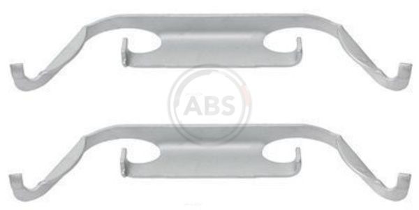 Original A.B.S. Rear brake pad fitting kit 1222Q for BMW X3