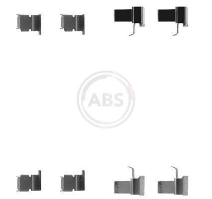 ABS 1265Q kit d'accessoires de plaquette de frein 