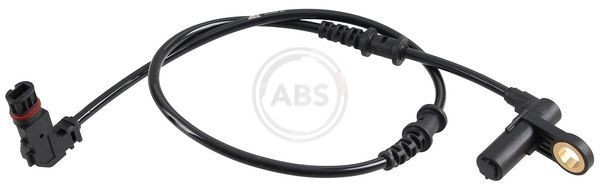 A.B.S. 30386 ABS sensor Active sensor, 610mm, 685mm, black