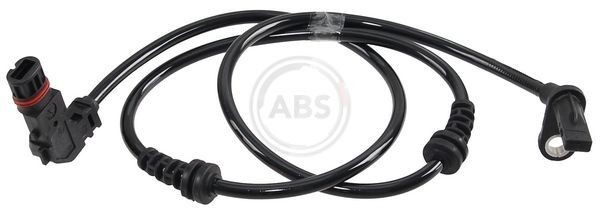 A.B.S. 30406 ABS sensor Active sensor, 752mm, 822mm, 24mm, black