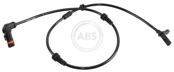 A.B.S. 30422 ABS sensor Active sensor, 796mm, 866mm, 24mm, black