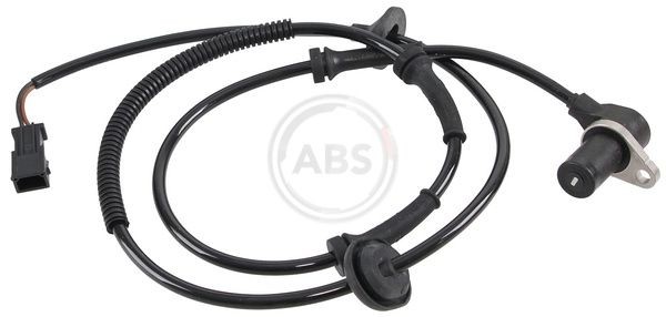 A.B.S. 30722 ABS sensor Passive sensor, 1165mm, 1245mm, 28mm, black