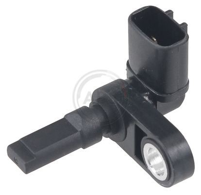 A.B.S. Active sensor, 48mm, 28mm, black Length: 28mm, Total Length: 48mm Sensor, wheel speed 31113 buy