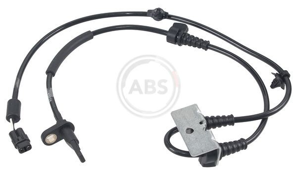 A.B.S. 31129 ABS sensor Active sensor, 1045mm, 1105mm, 36mm, black