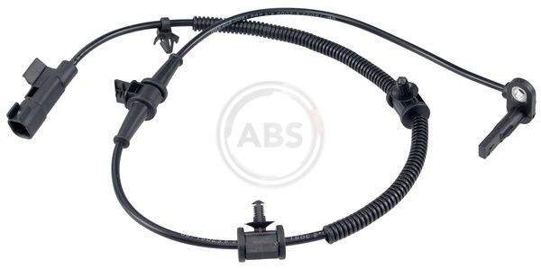 A.B.S. 31152 ABS sensor Active sensor, 740mm, 840mm, 37mm, black
