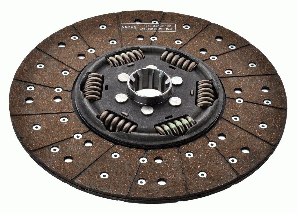 SACHS 1878 001 080 Clutch Disc 350mm, Number of Teeth: 10