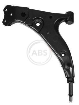 A.B.S. 210536 Suspension arm with rubber mount, without ball joint, Control Arm, Steel, Cone Size: 15 mm
