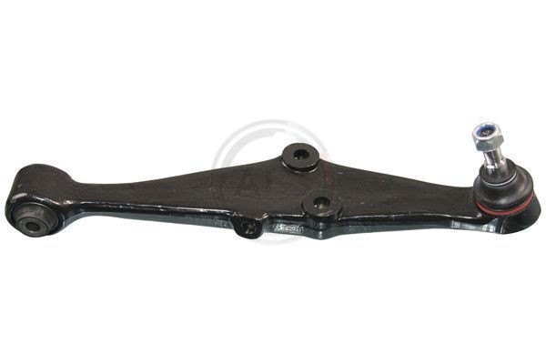 A.B.S. 210275 Suspension arm with ball joint, with rubber mount, Trailing Arm, Cast Steel, Cone Size: 15 mm