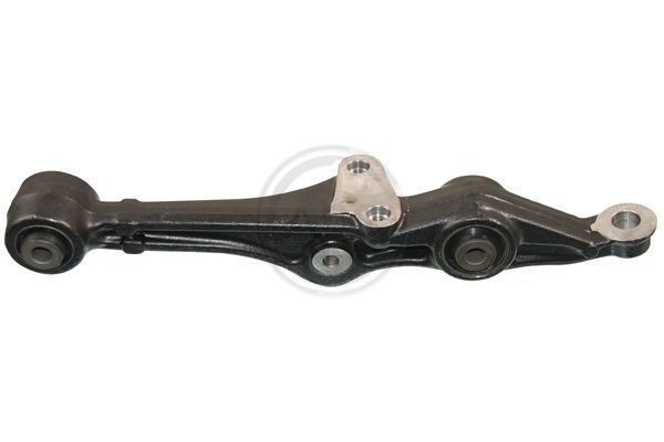 A.B.S. 210261 Suspension arm with rubber mount, without ball joint, Trailing Arm, Cast Steel, Cone Size: 15,5 mm