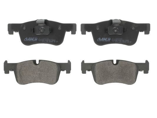 ABE Front Axle, not prepared for wear indicator Height 1: 58mm, Height 2: 59,9mm, Height: 58mm, Width 2 [mm]: 156,8mm, Width: 155,8mm, Thickness: 18,3mm Brake pads C1B031ABE buy