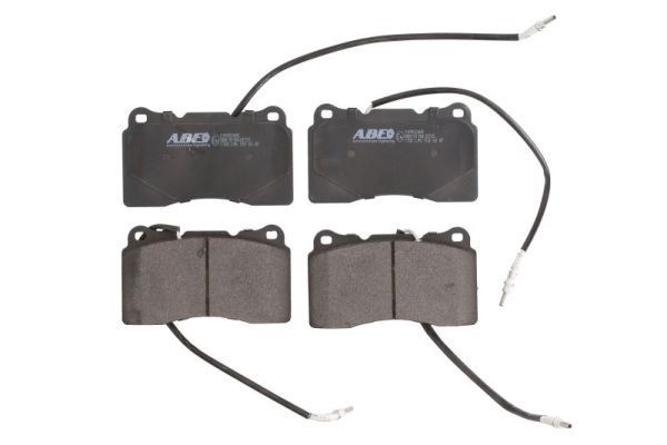 ABE C1P052ABE Brake pad set Front Axle, with acoustic wear warning
