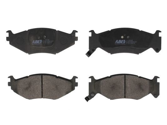 ABE C1Y001ABE Brake pad set Front Axle, with acoustic wear warning