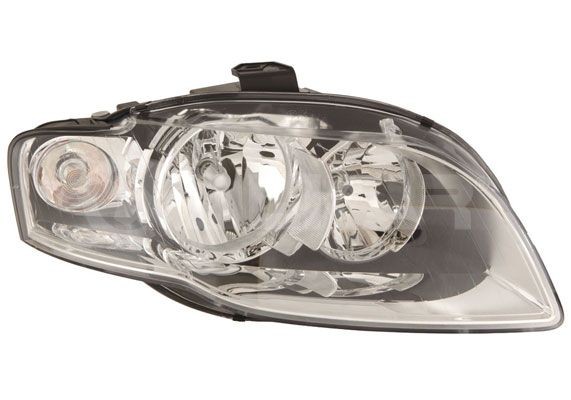 ALKAR Right, W5W, H7/H7, PY21W, chrome, with electric motor Front lights 2772503 buy