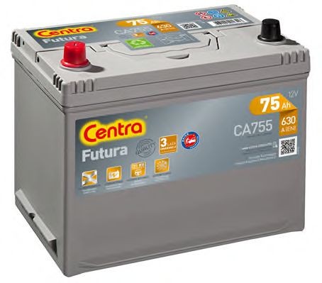 CENTRA Futura 12V 75Ah 630A Korean B1 Lead-acid battery Cold-test Current, EN: 630A, Voltage: 12V, Terminal Placement: 1 Starter battery CA755 buy