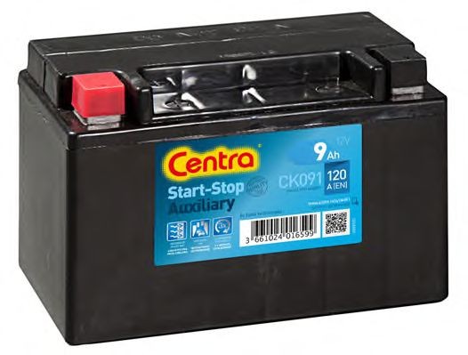 CENTRA Start-Stop CK091 Battery 12V 9Ah 120A B0 EFB Battery