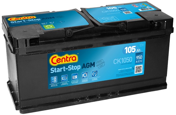 CENTRA Start-Stop CK1050 Battery 12V 105Ah 950A B13 AGM Battery