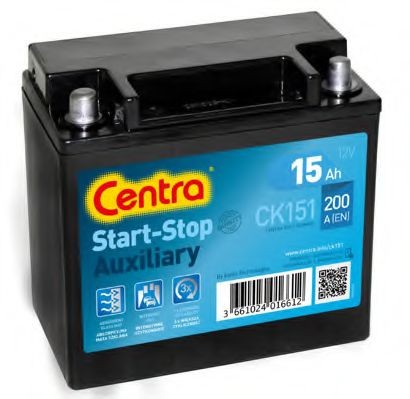 EK151 (EK151) EXIDE EK151 Start-Stop Batterie 12V 15Ah 200A B0 EFB-Batterie