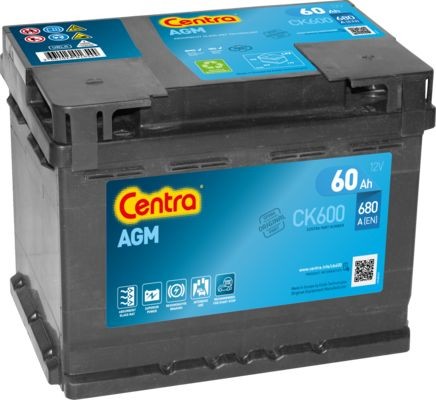 CENTRA Automotive battery CK600