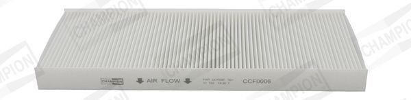 CHAMPION CCF0006 Pollen filter Pollen Filter, Particulate Filter, 404 mm x 162 mm x 33 mm