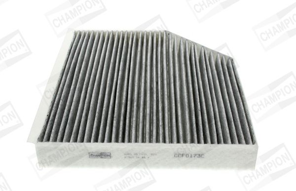 CCF0173C CHAMPION Pollen filter AUDI Activated Carbon Filter, 238 mm x 279 mm x 35 mm