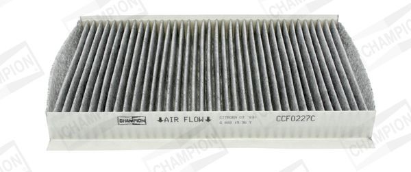 CCF0227C Air con filter CCF0227C CHAMPION Activated Carbon Filter, 286 mm x 179 mm x 35 mm