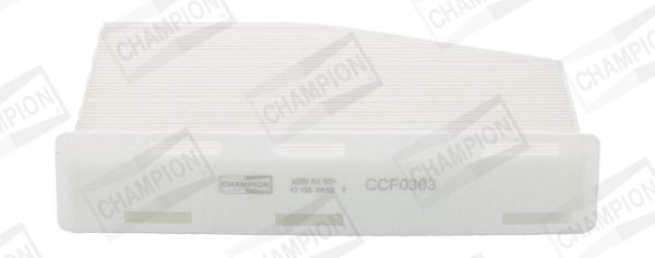 CHAMPION CCF0303 Filtro de habitáculo Filtro antipolen, Filtro de partículas, 285, 272 mm x 210 mm x 30 mm
