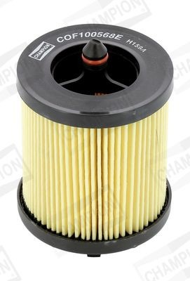 CHAMPION COF100568E Engine oil filter with gaskets/seals, Filter Insert