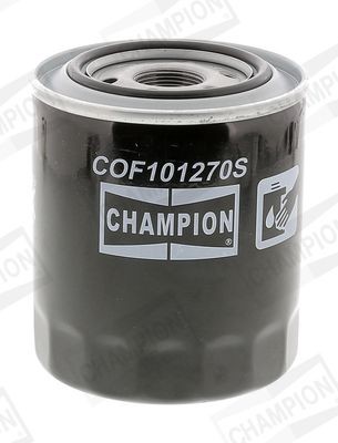 CHAMPION COF101270S Oil filter M26x1.5, Spin-on Filter