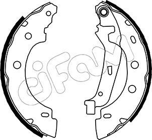 CIFAM 153-355 Brake Shoe Set NISSAN experience and price