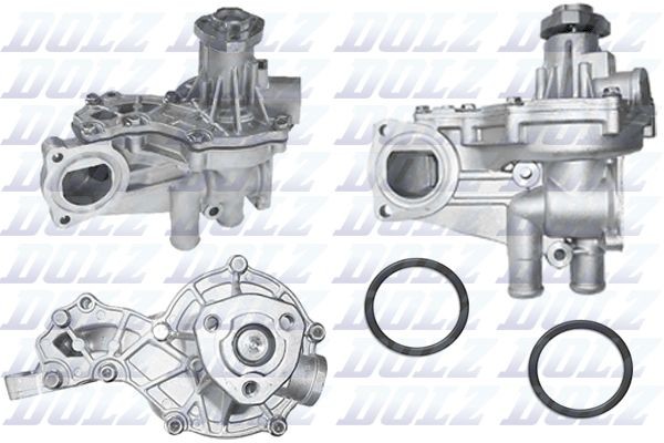 Audi A6 Engine water pump 7812558 DOLZ A161RS online buy