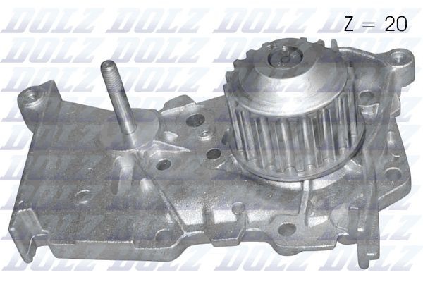 DOLZ R216 Water pump Number of Teeth: 20, with belt pulley