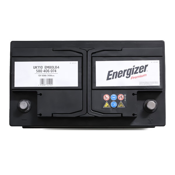 ENERGIZER PREMIUM Batterie EM80-LB4 12V 80Ah 740A B13