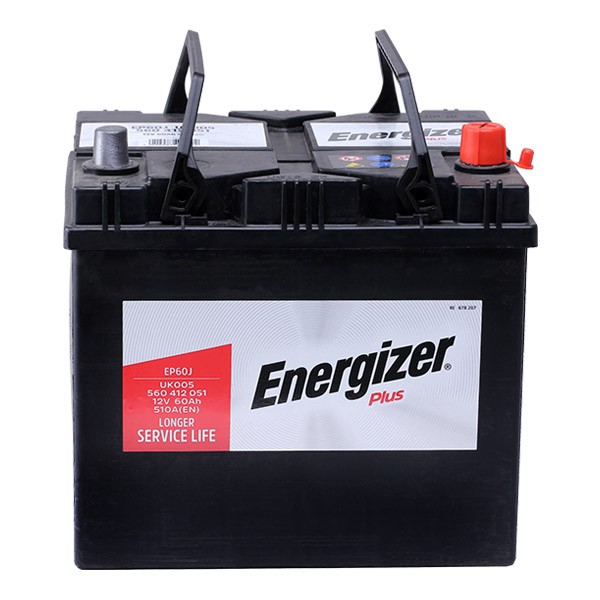 ENERGIZER EP60J Plus Batterie 12V 60Ah 510A B00 Batterie au plomb